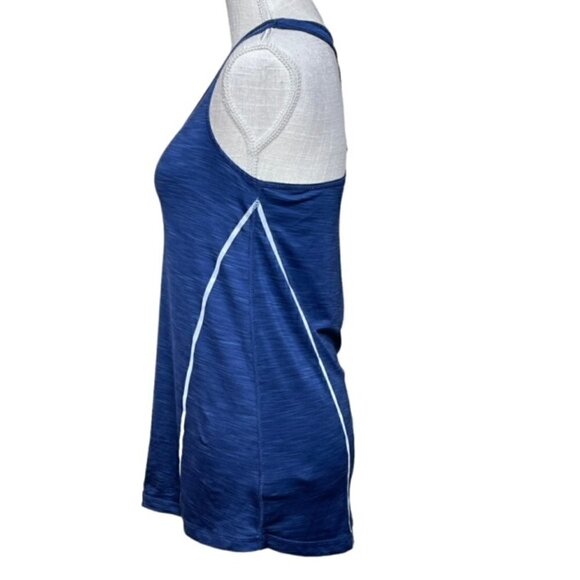 REEBOK Zippered Pocket Racerback Athletic Tank Top - Size Small - Picture 3 of 9